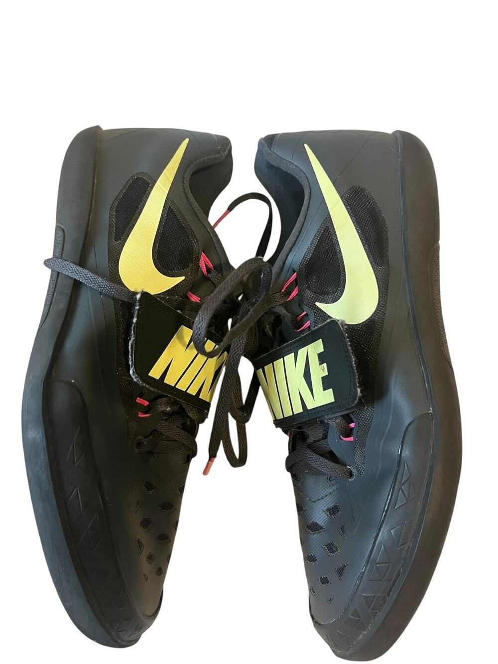Nike Zoom Rival SD 2 Throwing Shoes Black Neon Mens Size 9 Track Field Shotput